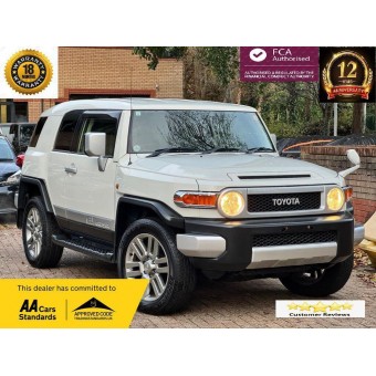 2012 White Toyota FJ Cruiser WARRANTED LOW MILE, 18M WARRANTY, ULEZ 4.0 5dr